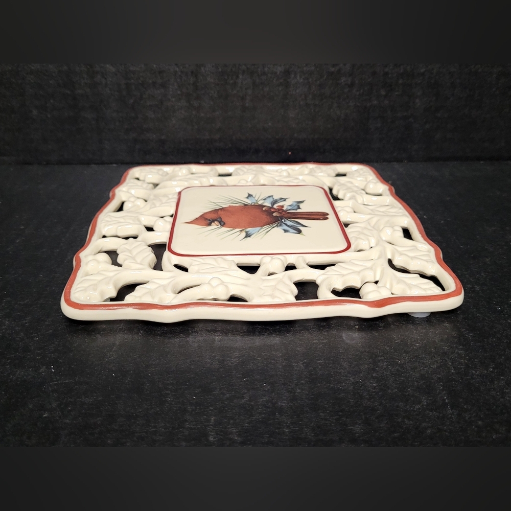 Lenox Winter Greetings Pierced Trivet #830427 - Picture 11 of 13